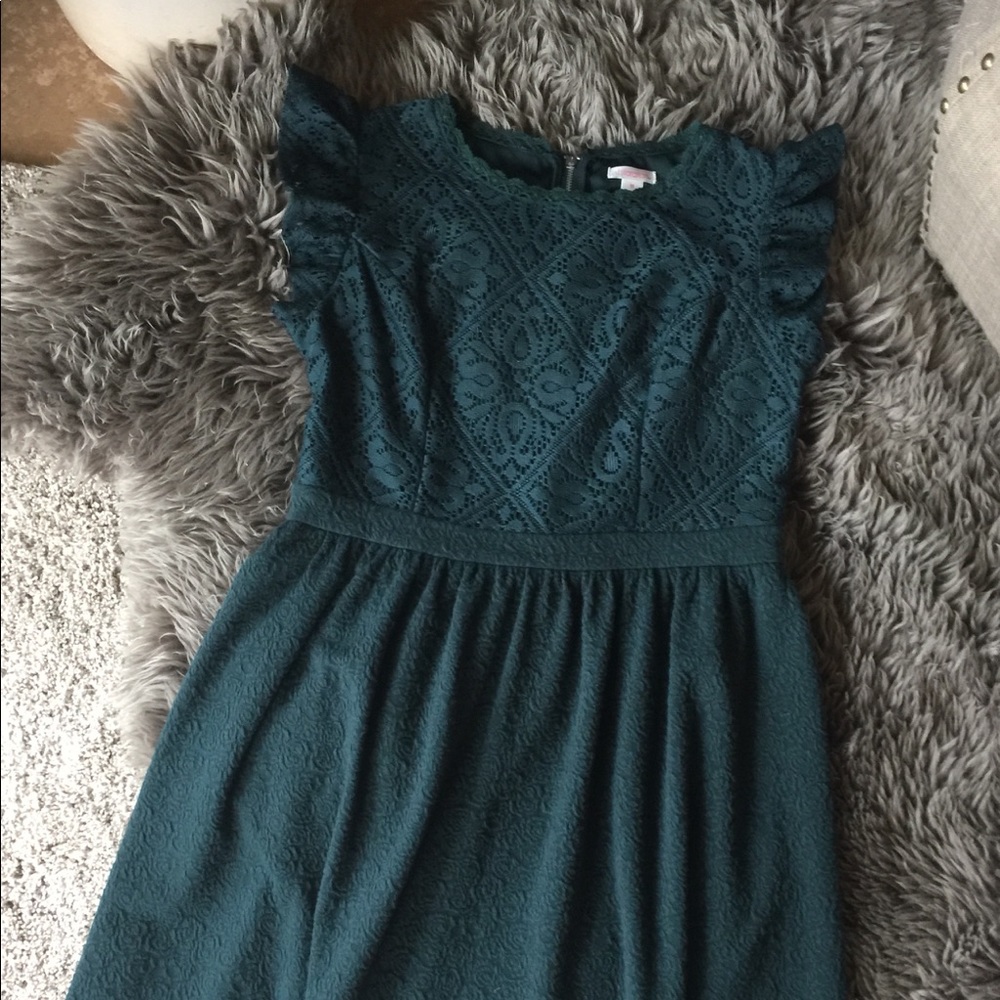 Green Lace Dress
